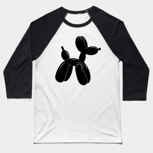 Black balloon dog Baseball T-Shirt